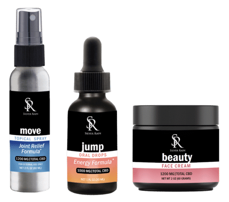 silver rain CBD products